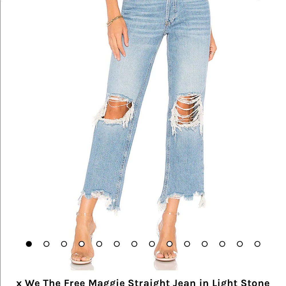 Free People ripped jeans